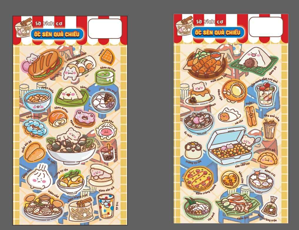 Sticker Ốc sên quà chiều