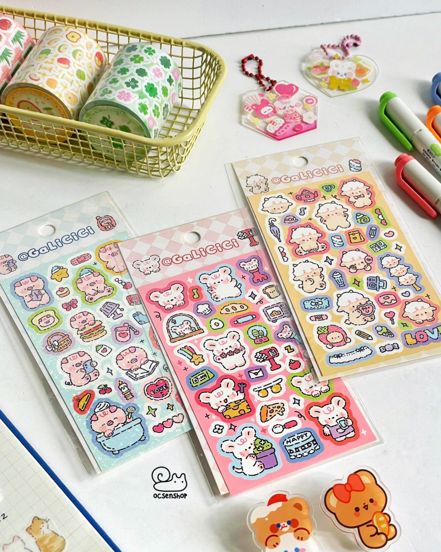 Sticker Galicici động vật (7x12cm)