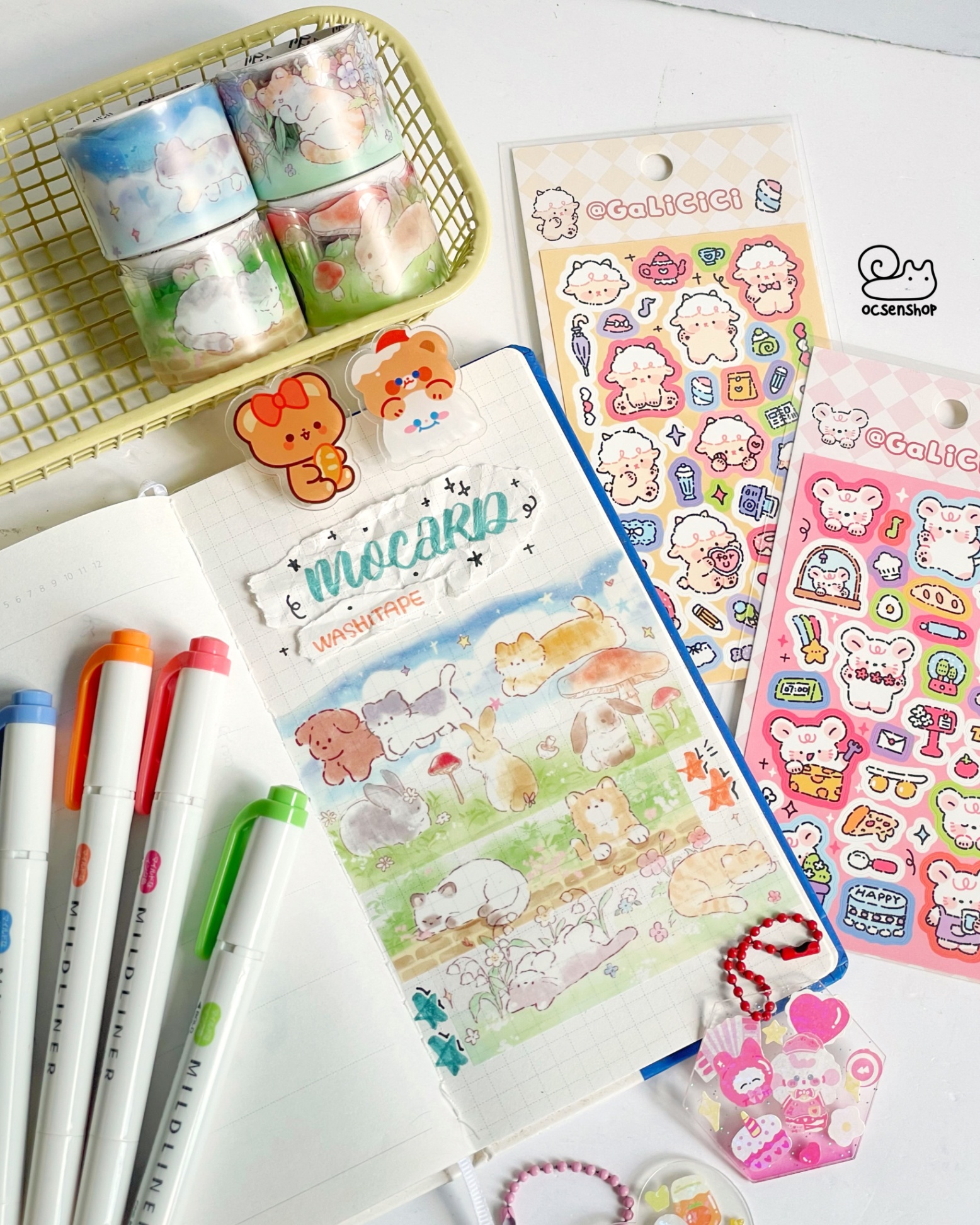 Sticker Galicici động vật (7x12cm)