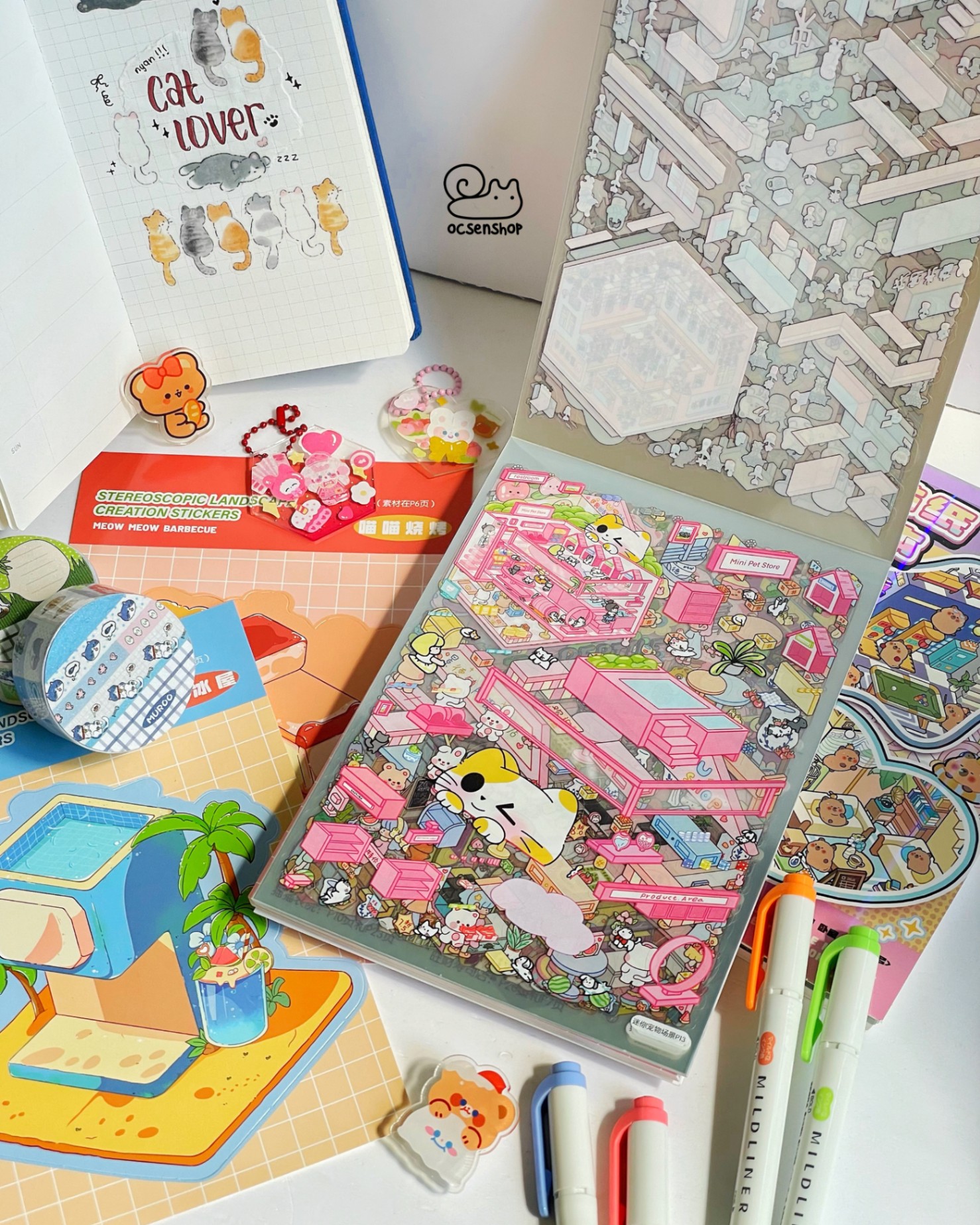 Quyển sticker DIY 3D (20tr)