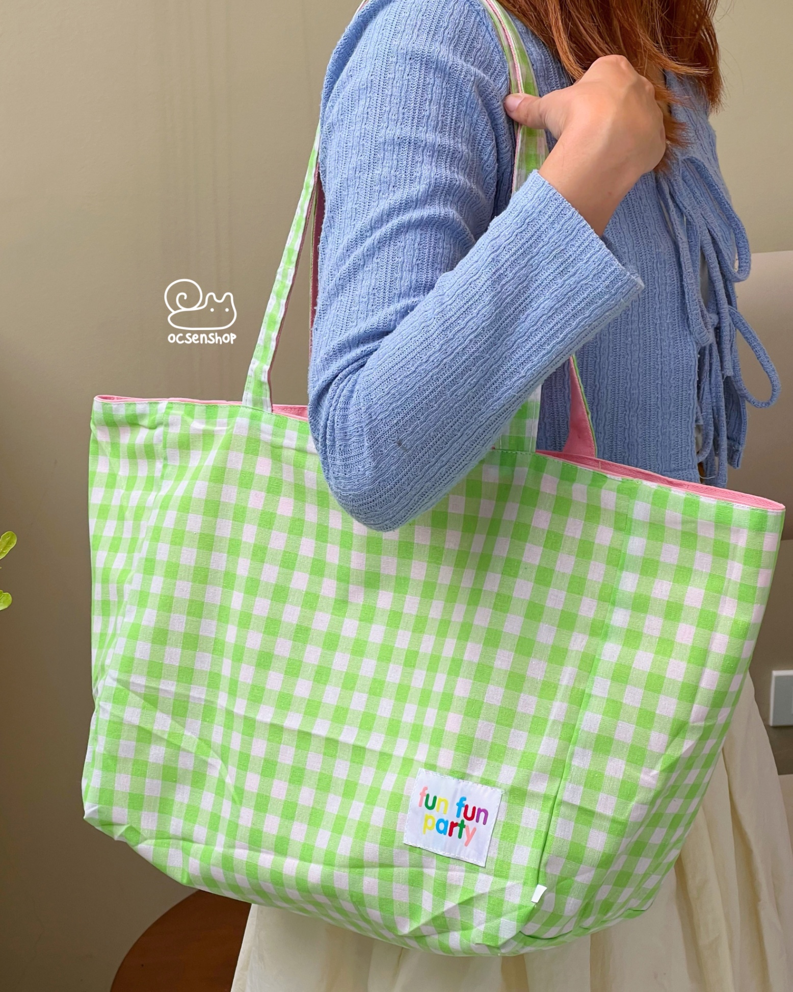 Totebag The good life is coming 2 mặt