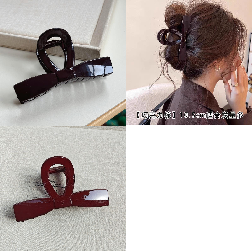 Kẹp càng cua Nơ bóng (10,5cm)