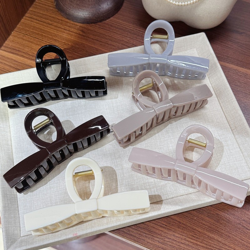 Kẹp càng cua Nơ bóng (13cm)