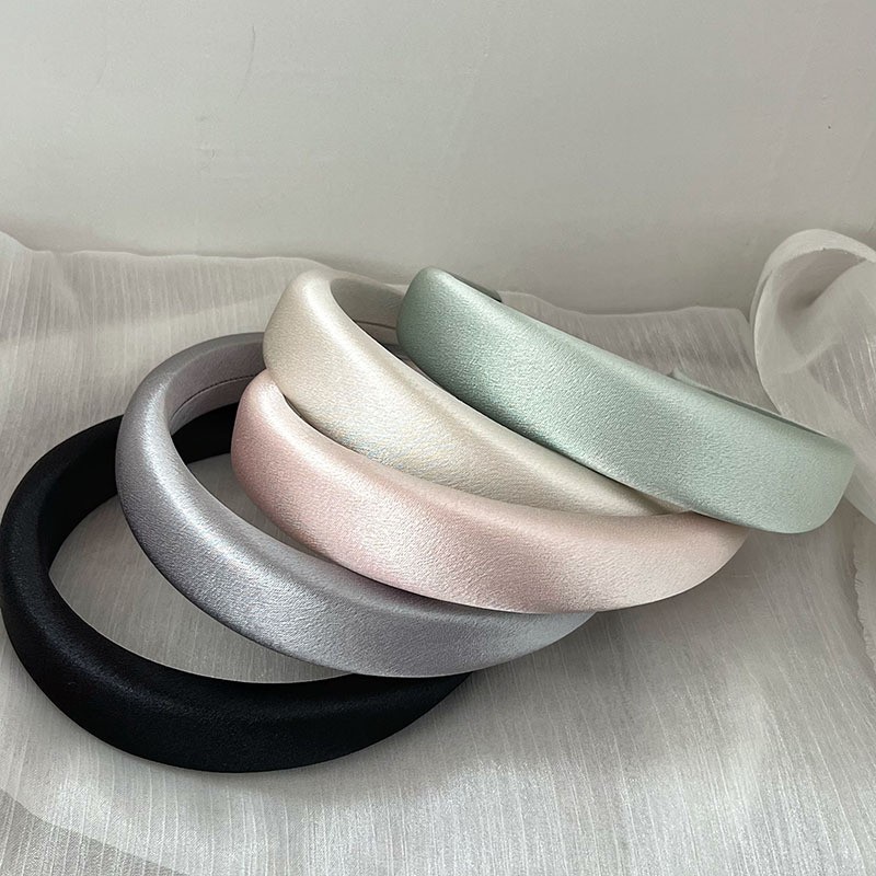 Bờm vải bóng phồng trơn màu (3cm)