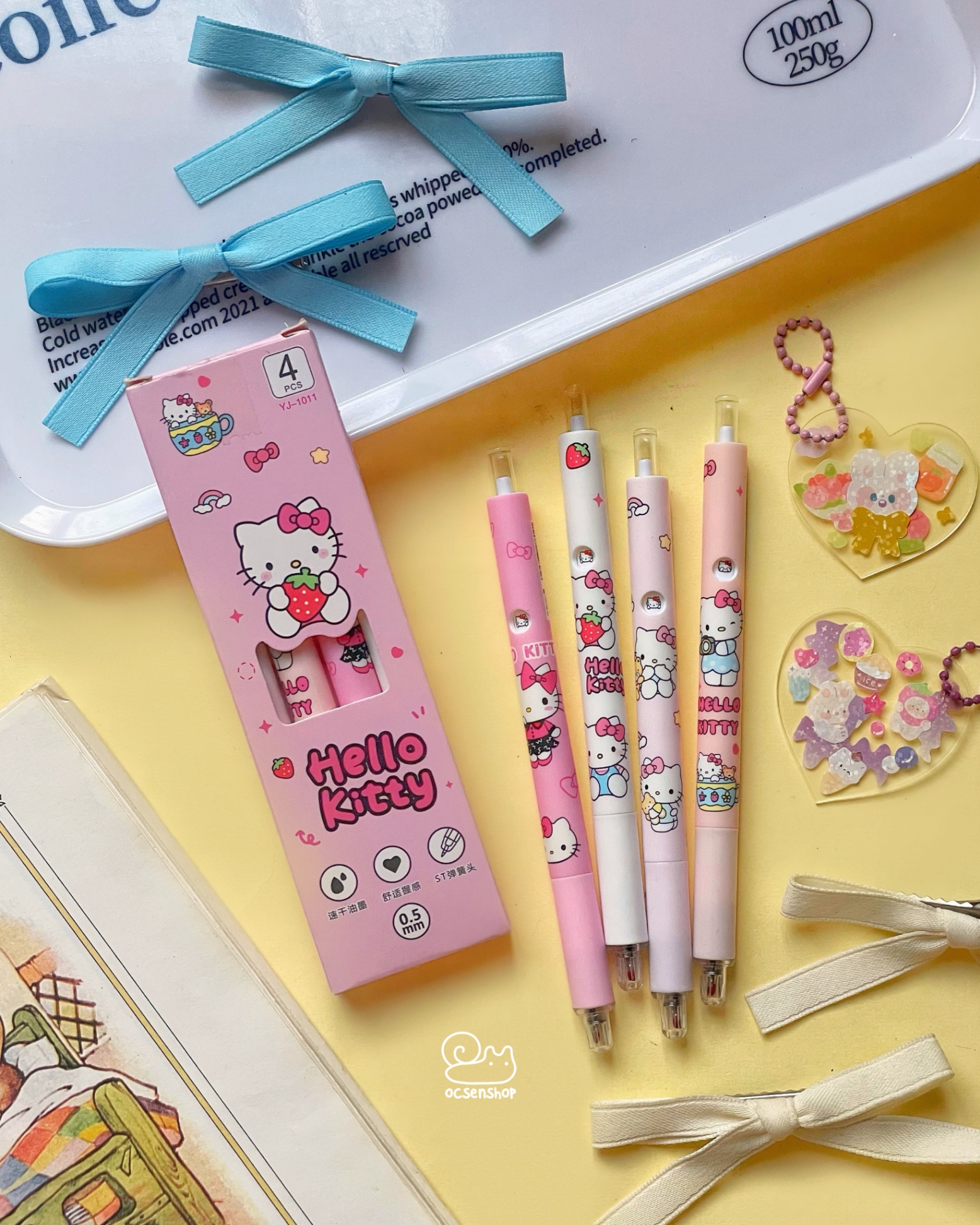 Set bút bi Hello Kitty YJ-1011 (4c)(0,5mm)