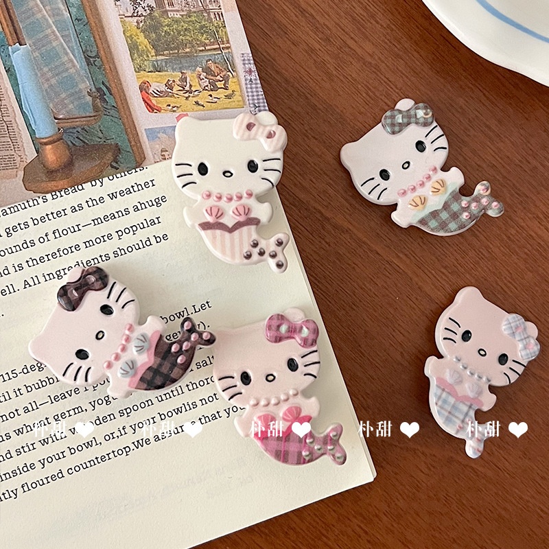 Kẹp tóc Hello Kitty đuôi cá