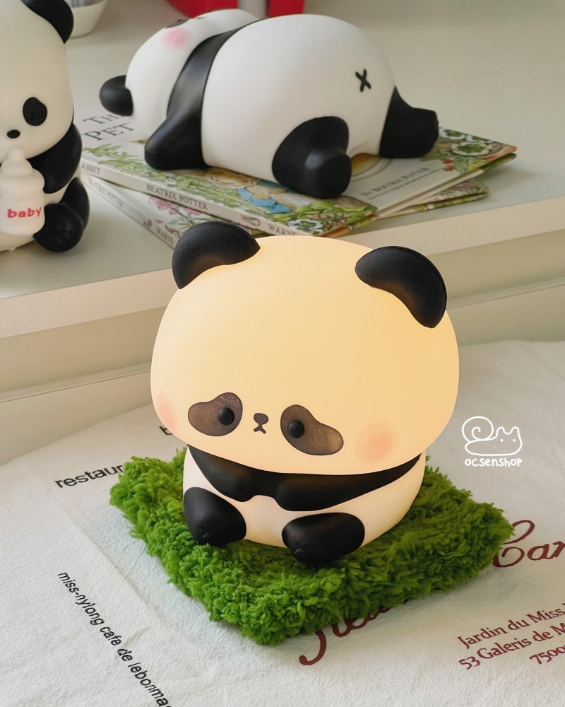 Đèn ngủ silicon Panda baby