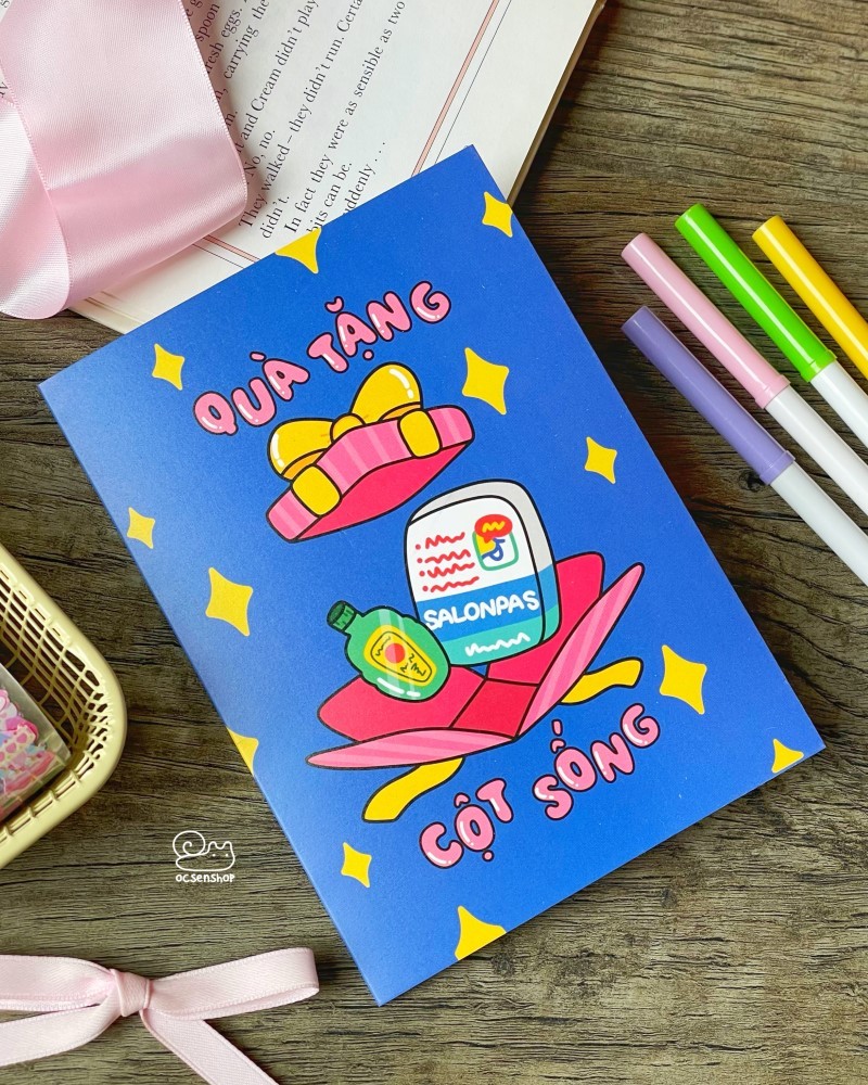 Thiệp Ốc sên khổng lồ