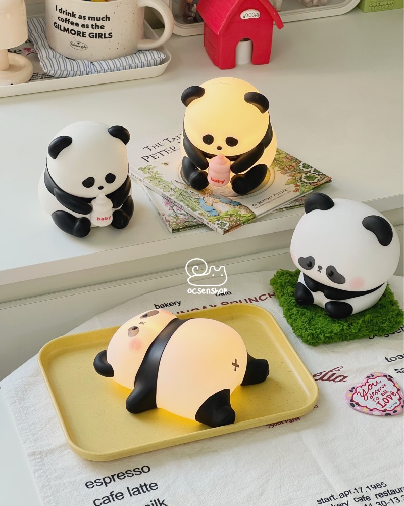 Đèn ngủ silicon Panda baby