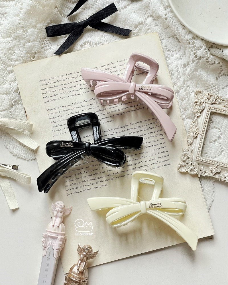 Kẹp càng cua Nơ Barrette la France (12,4cm)