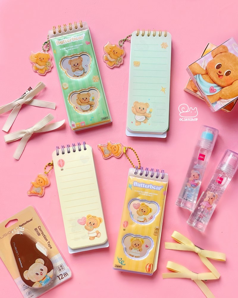 Sổ ghi chú Butterbear (60tr)