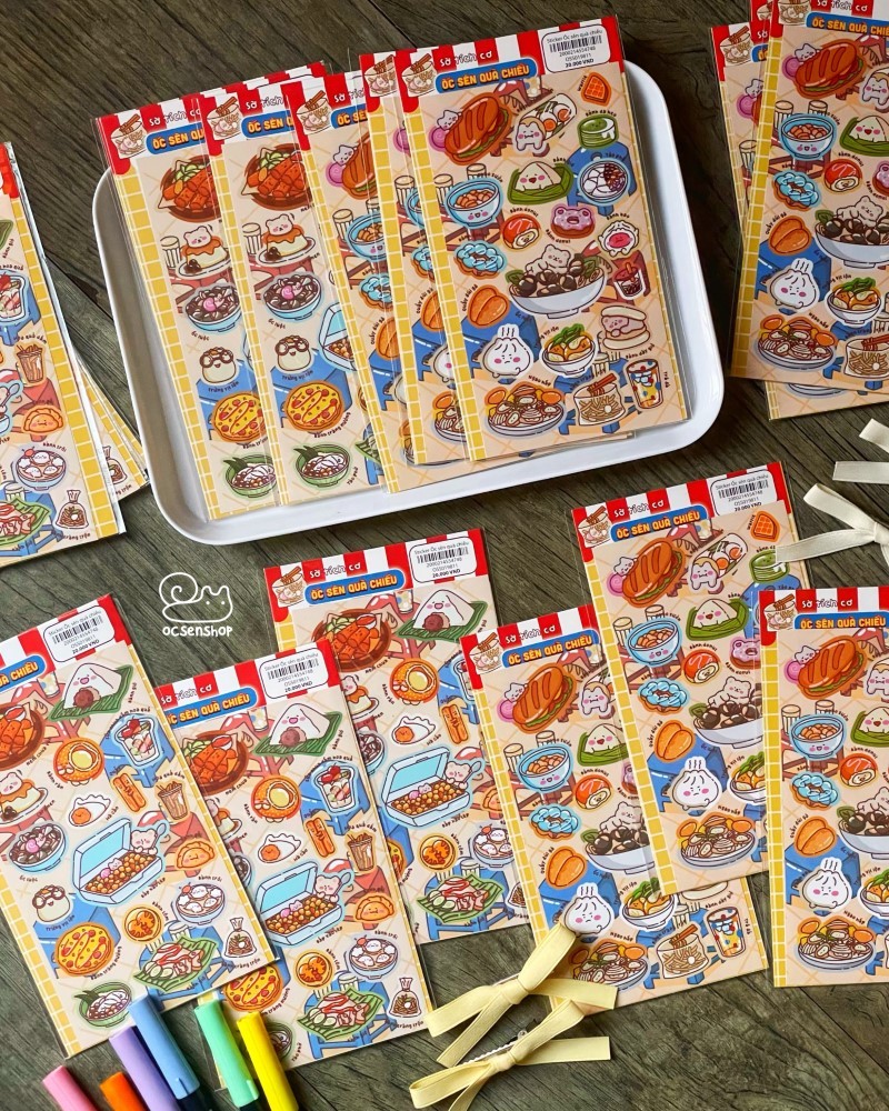 Sticker Ốc sên quà chiều