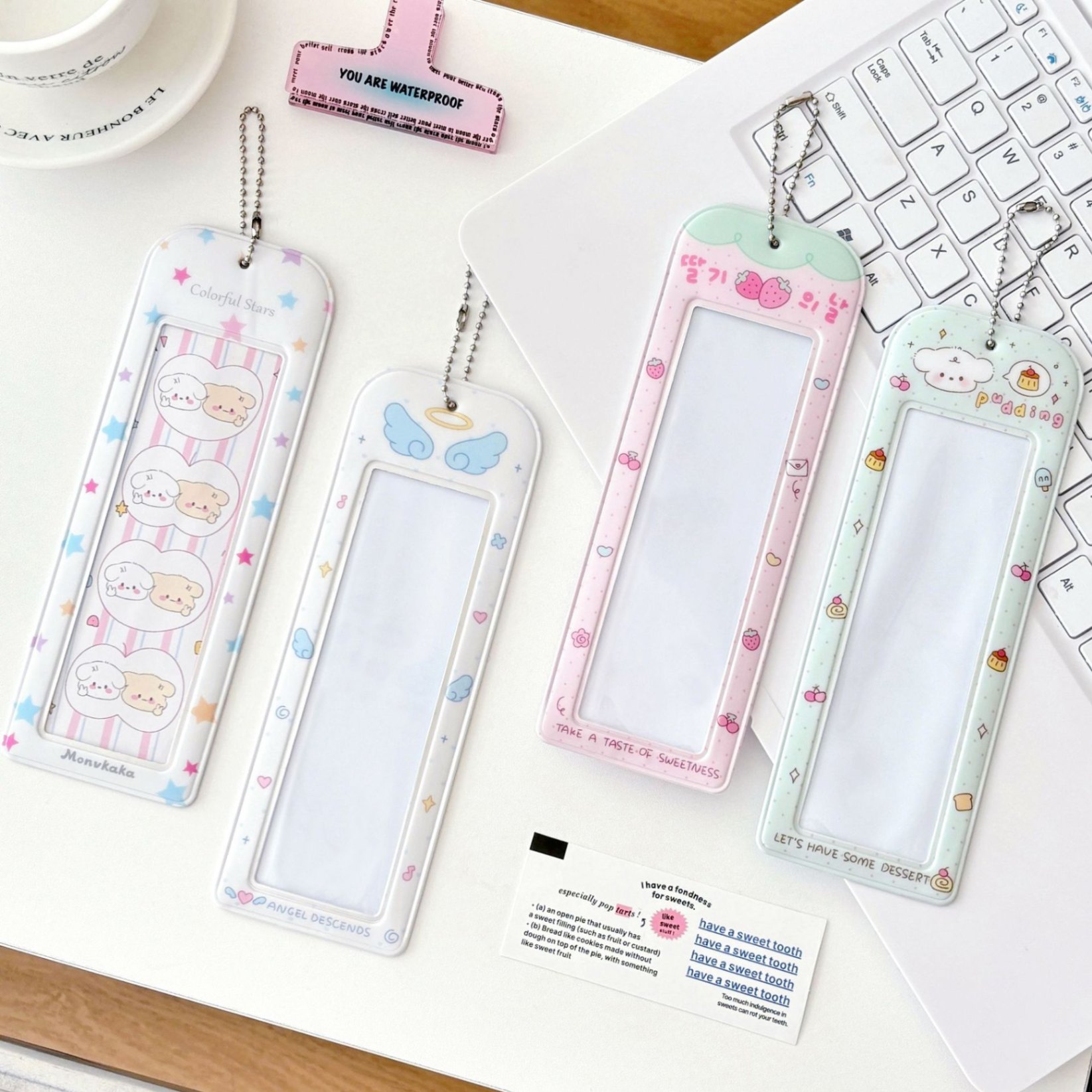 Card holder Photostrip kèm móc