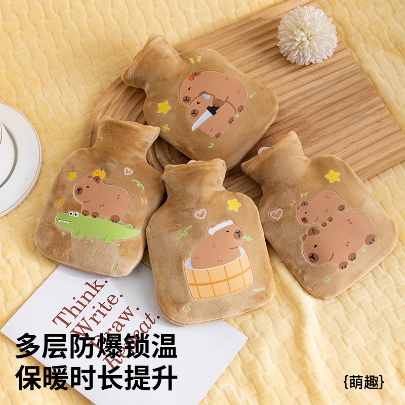 Túi chườm lông mịn Capybara (500ml)