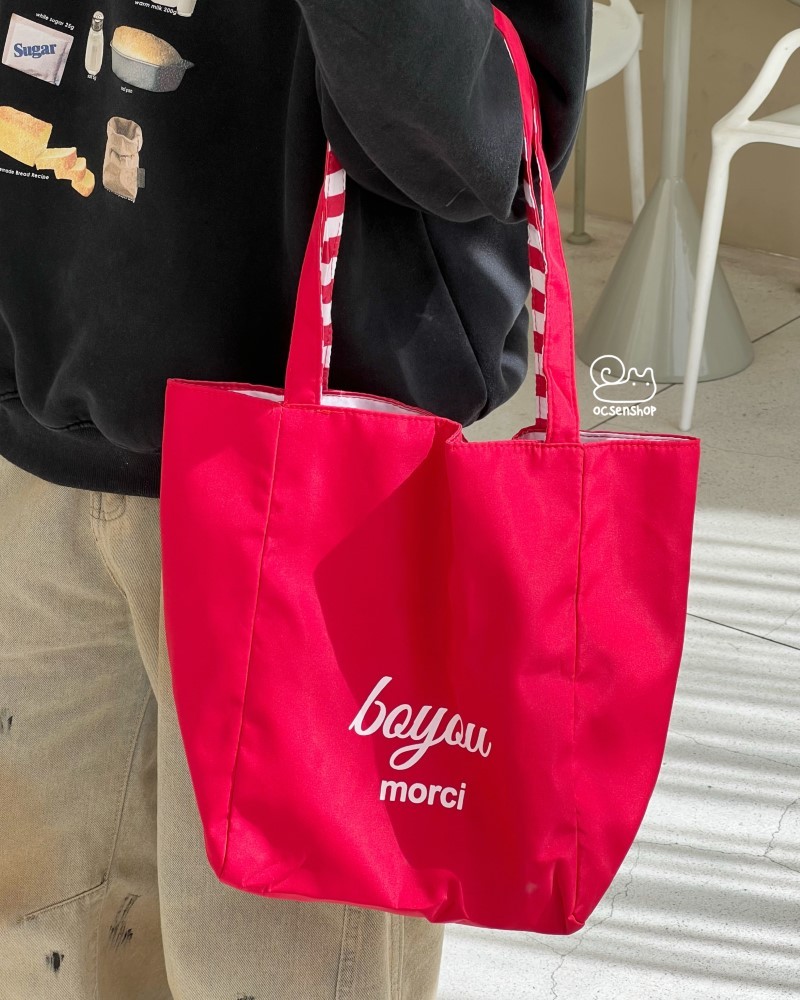 Totebag Beyou merci 2 mặt