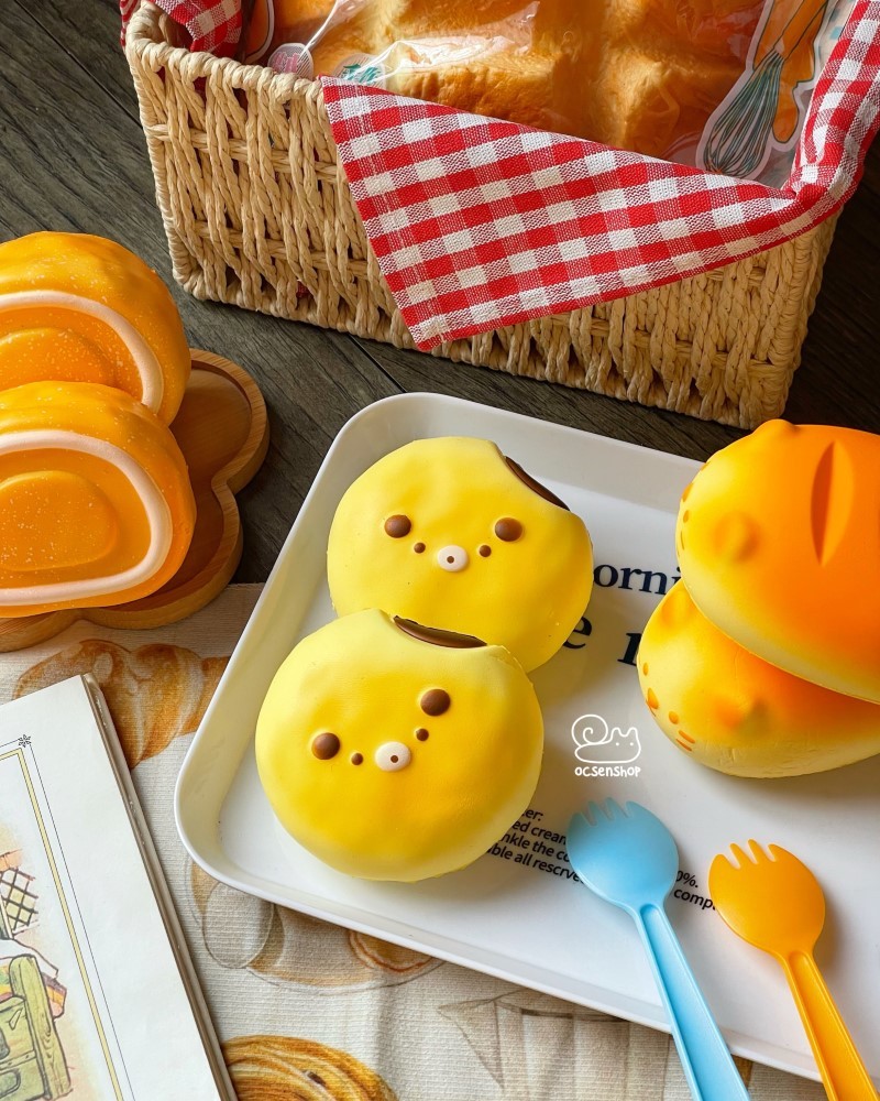 Squishy bánh cún nhân đậu đỏ