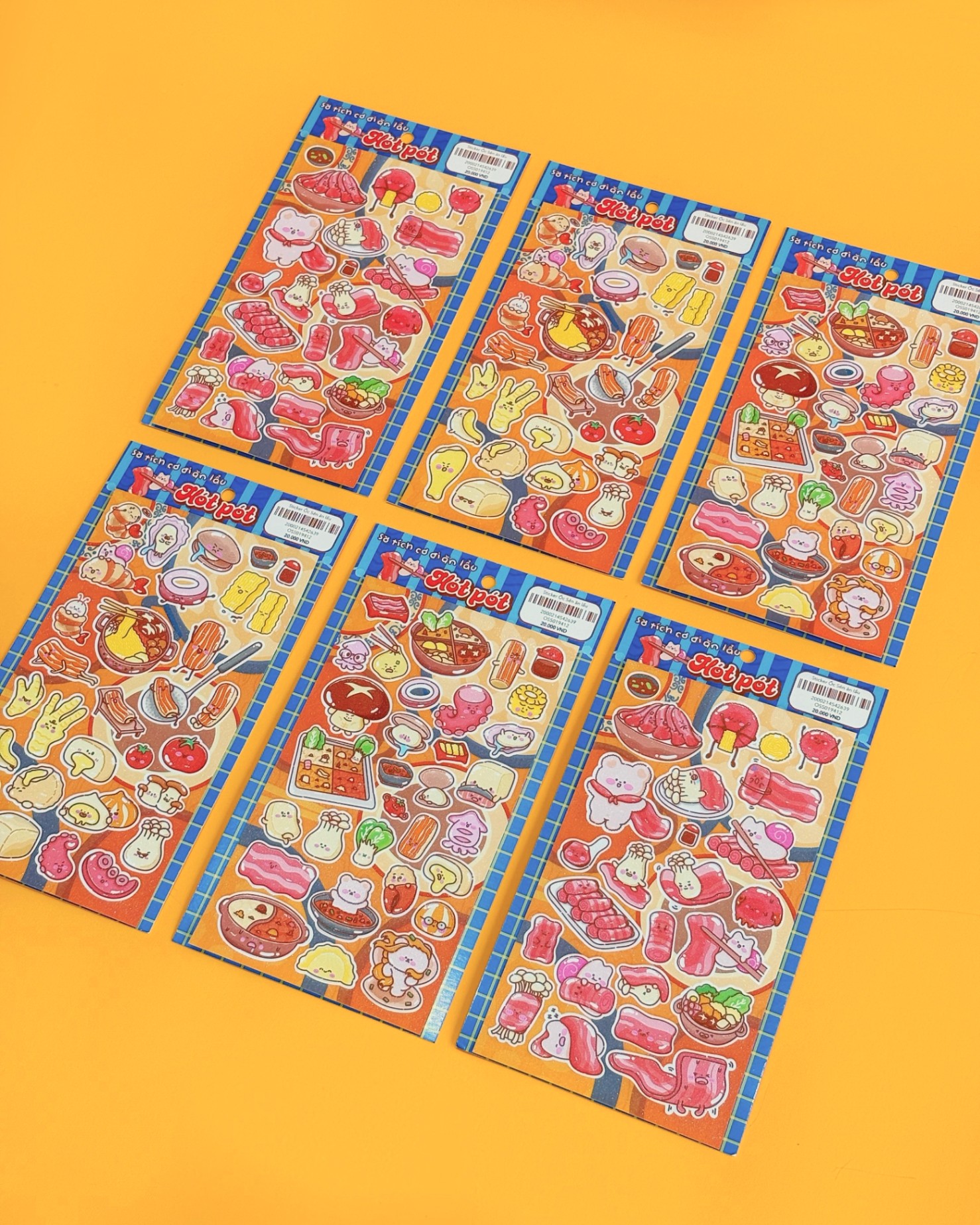 Sticker Ốc sên Ăn lẩu