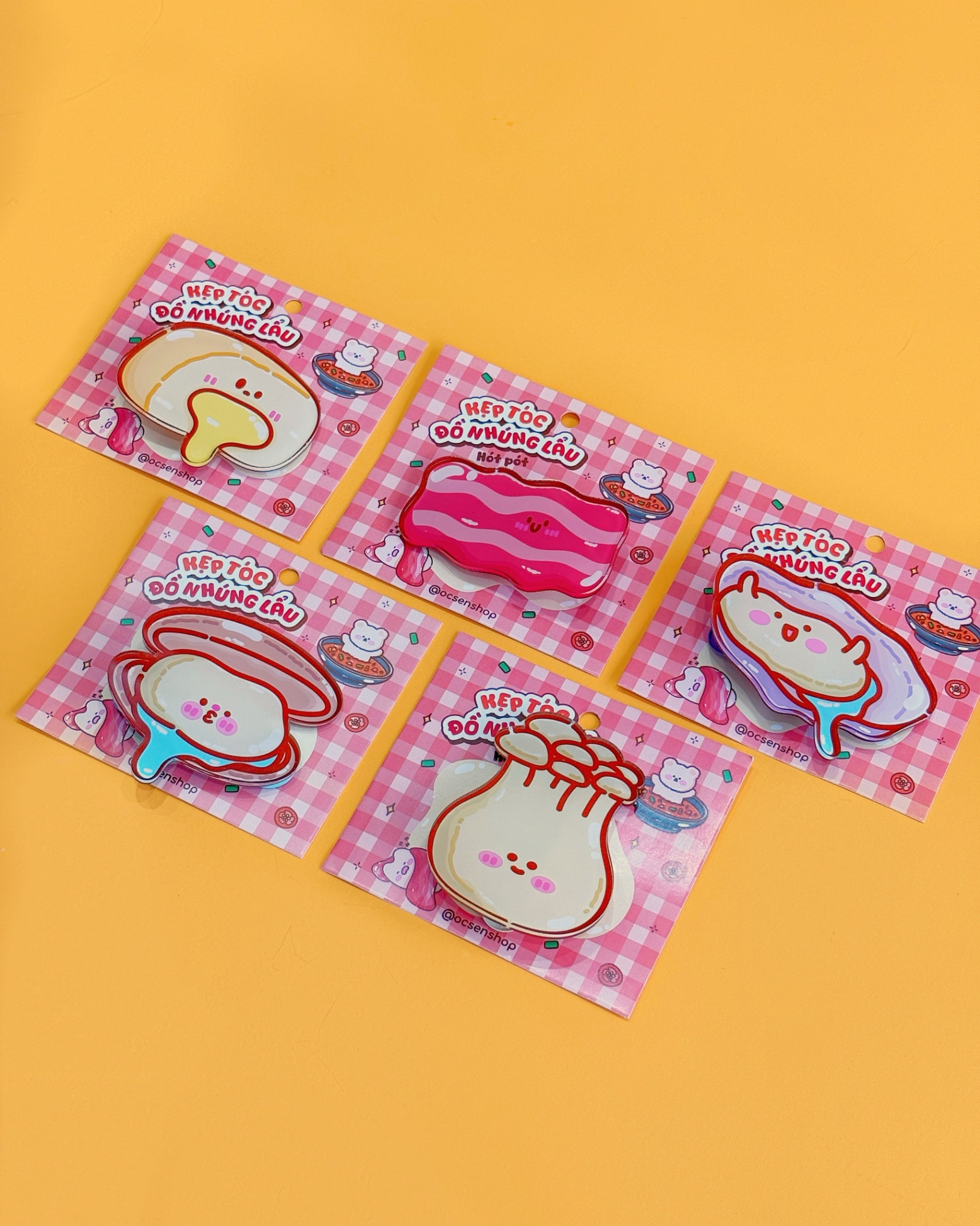 Kẹp tóc BST Hót Pót party (7cm)