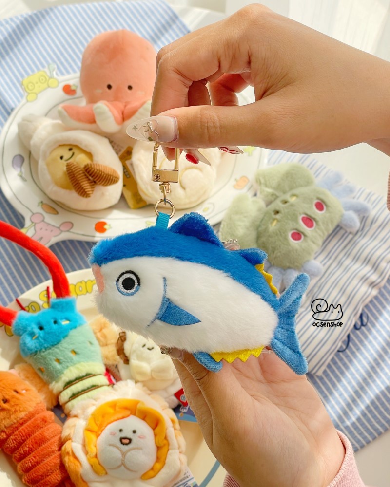 Móc khóa bông Cá ngừ (11cm)
