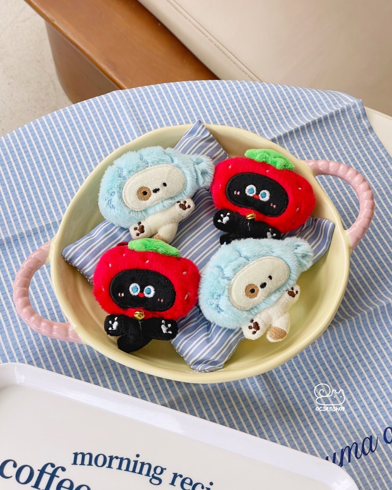 Móc khóa bông Mèo cosplay (8,5cm)