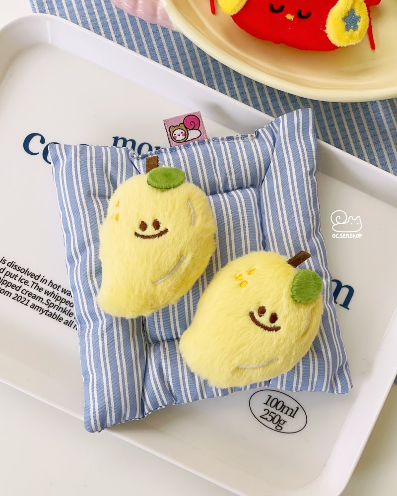 Móc khóa bông Trái cây emoji