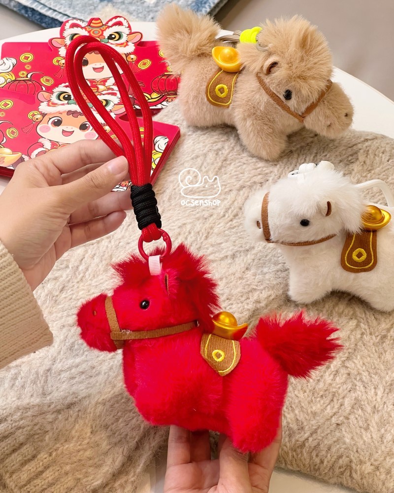 Móc khóa bông Ngựa