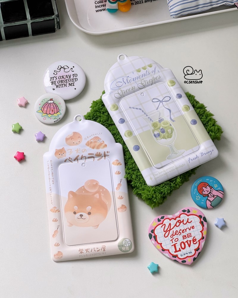 Card holder Đồ ăn kèm móc (14x8cm)