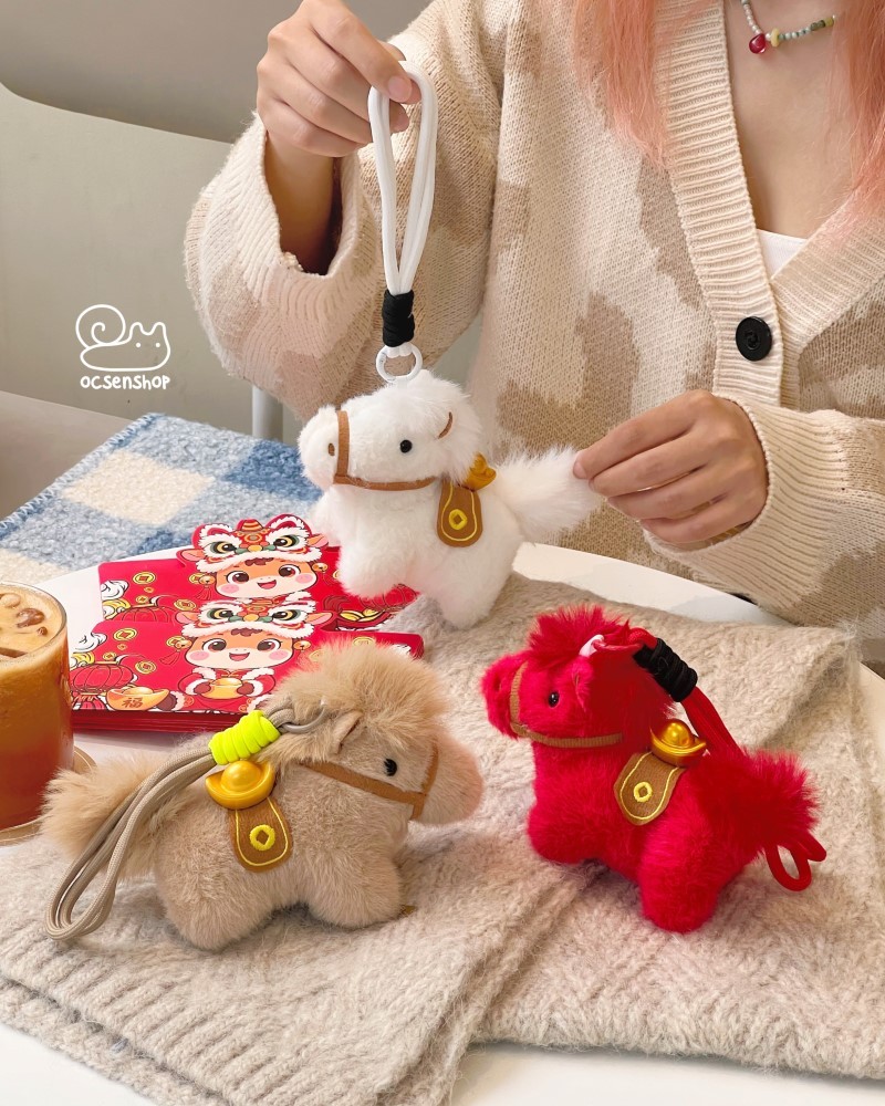 Móc khóa bông Ngựa