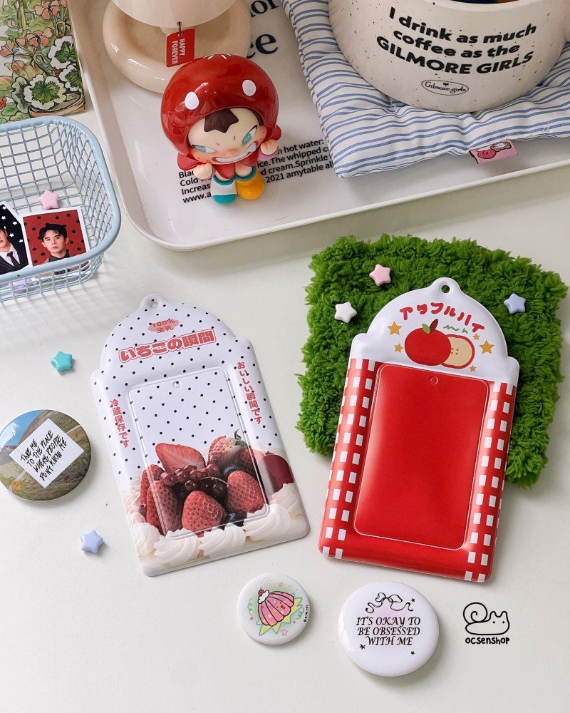 Card holder Đồ ăn kèm móc (14x8cm)