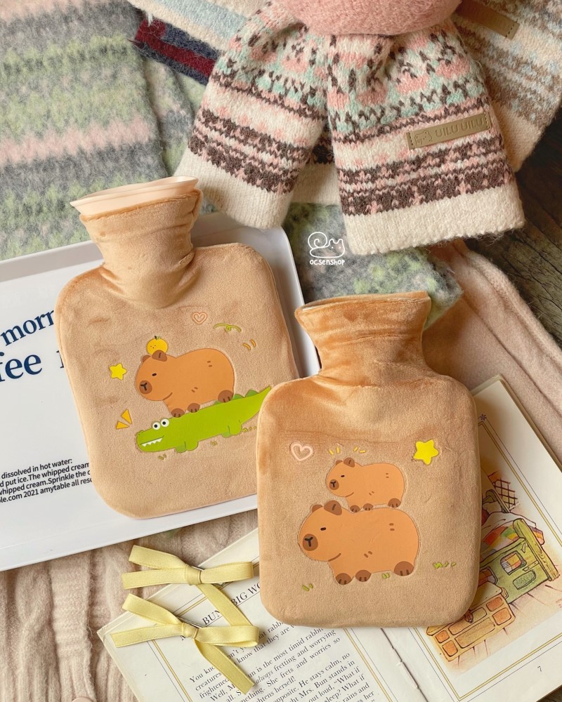 Túi chườm lông mịn Capybara (500ml)