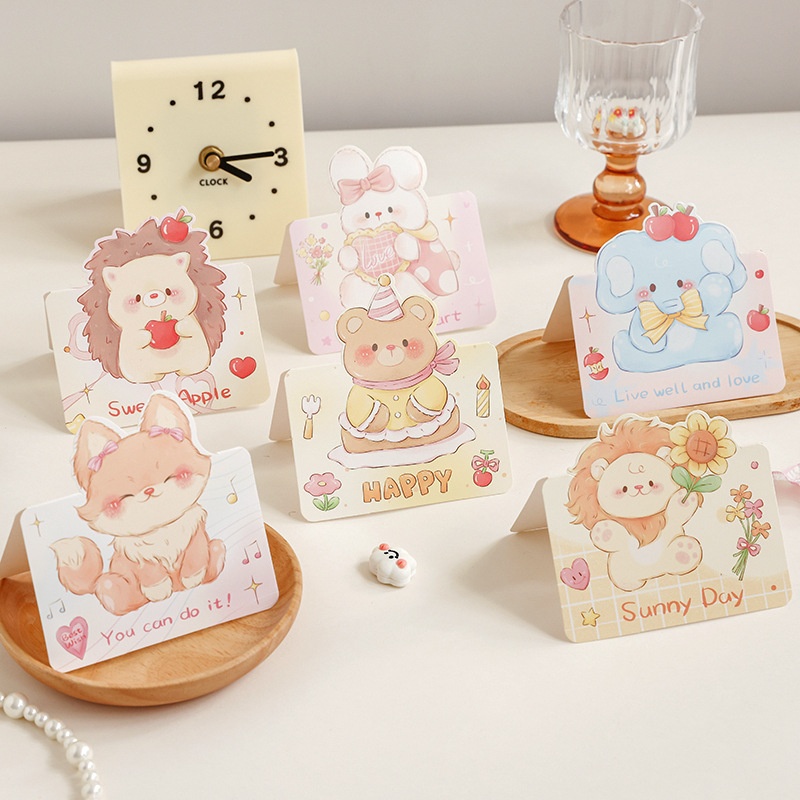 Thiệp nhỏ động vật (9,8x6,8cm)
