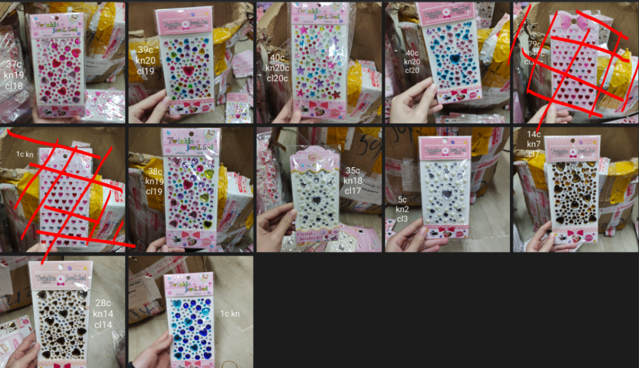 Sticker nổi 3D nhiều hình 20k (1 tấm)