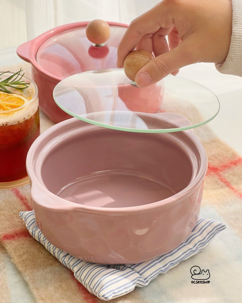 Bát sứ kèm nắp thủy tinh