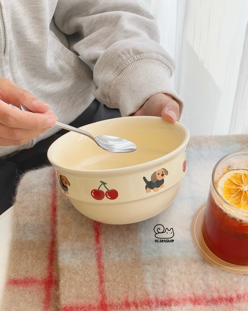 Bát sứ viền họa tiết