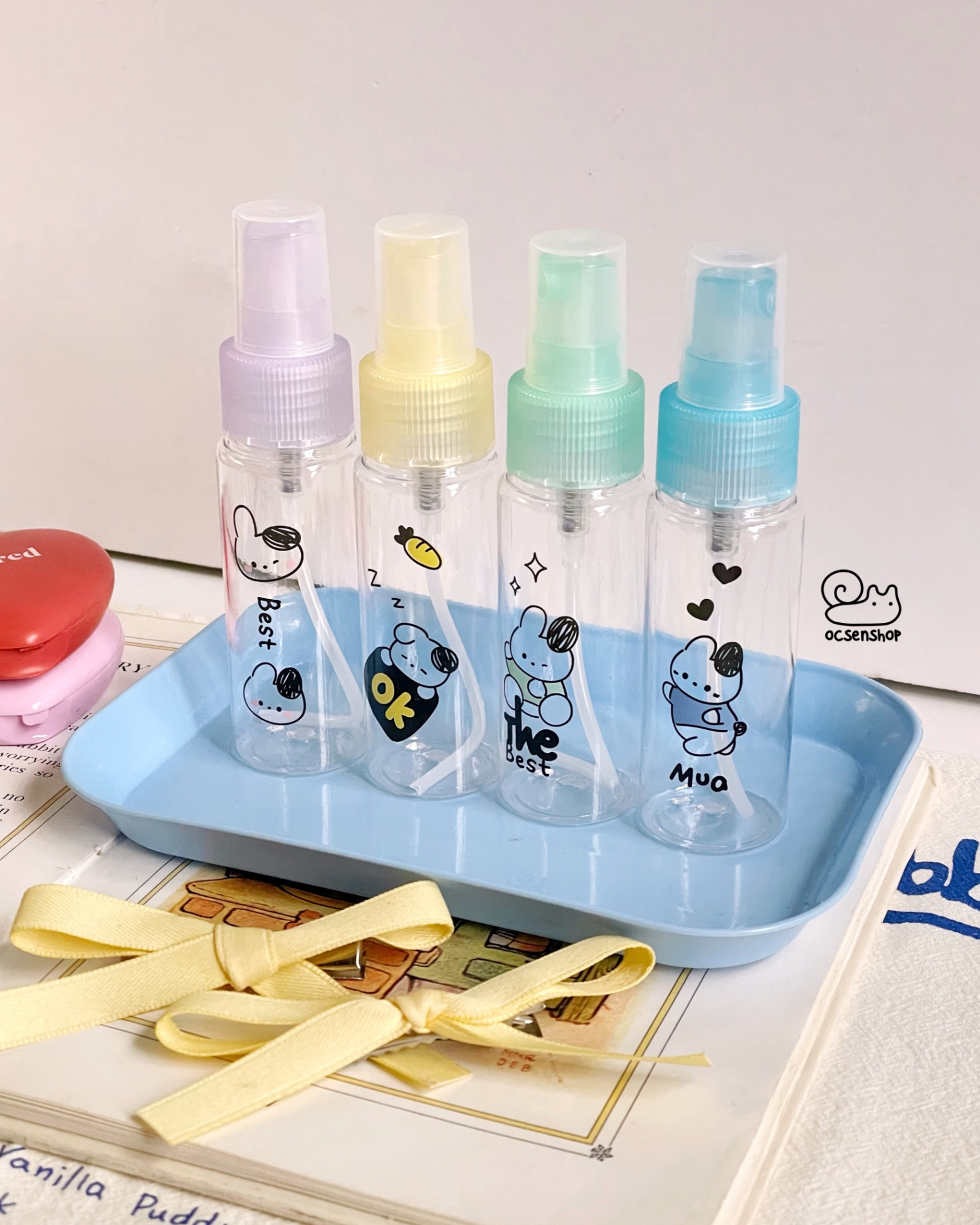 Lọ chiết nhựa Thỏ tai đen (dạng xịt)(49ml)