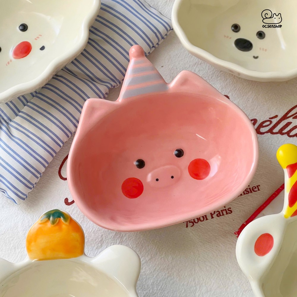 Bát sứ đựng gia vị Động vật