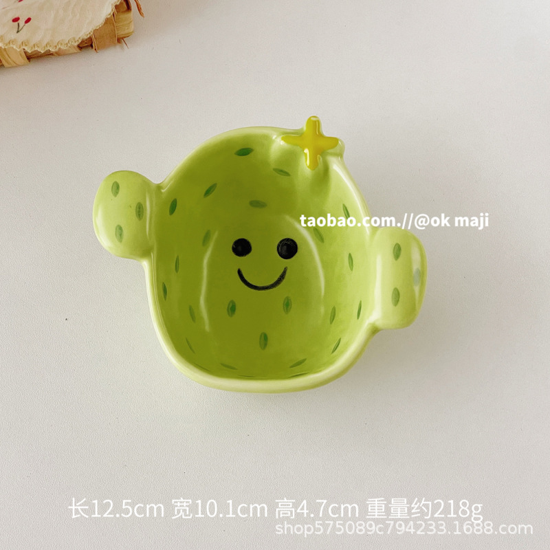 Bát sứ đựng gia vị Xương rồng