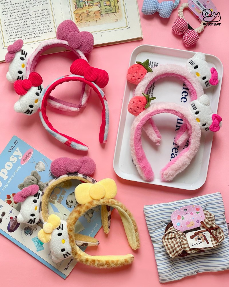 Bờm bông Hello Kitty