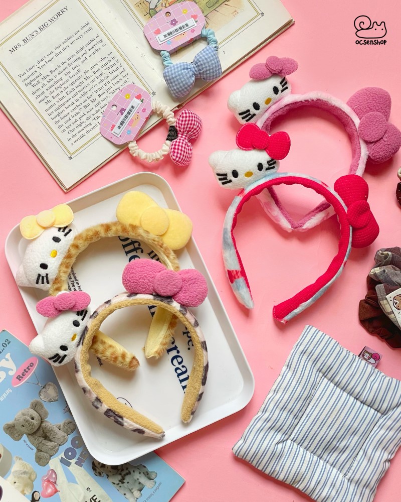 Bờm bông Hello Kitty
