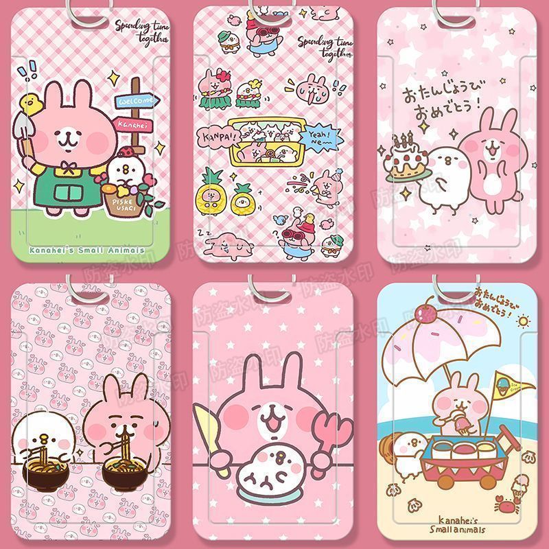 Card holder Piske&Usagi kèm dây lò xo