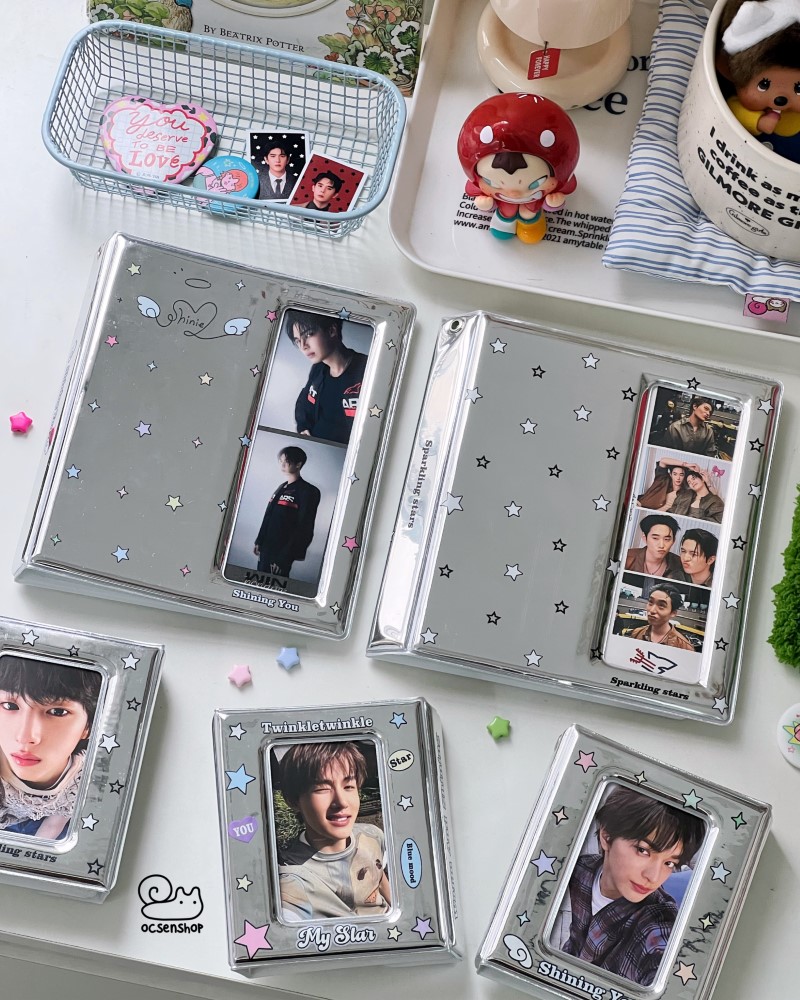 Collect book họa tiết sao nền bạc (20tr)