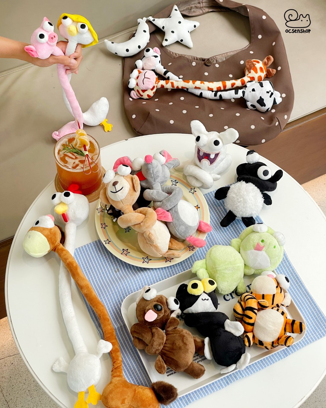 Động vật bông cổ dài (40cm)