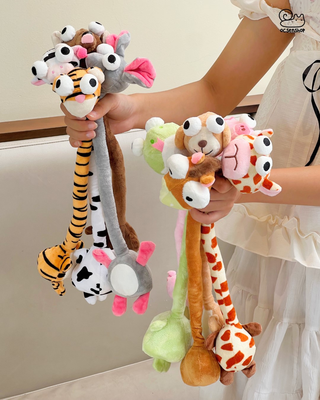 Động vật bông cổ dài (40cm)