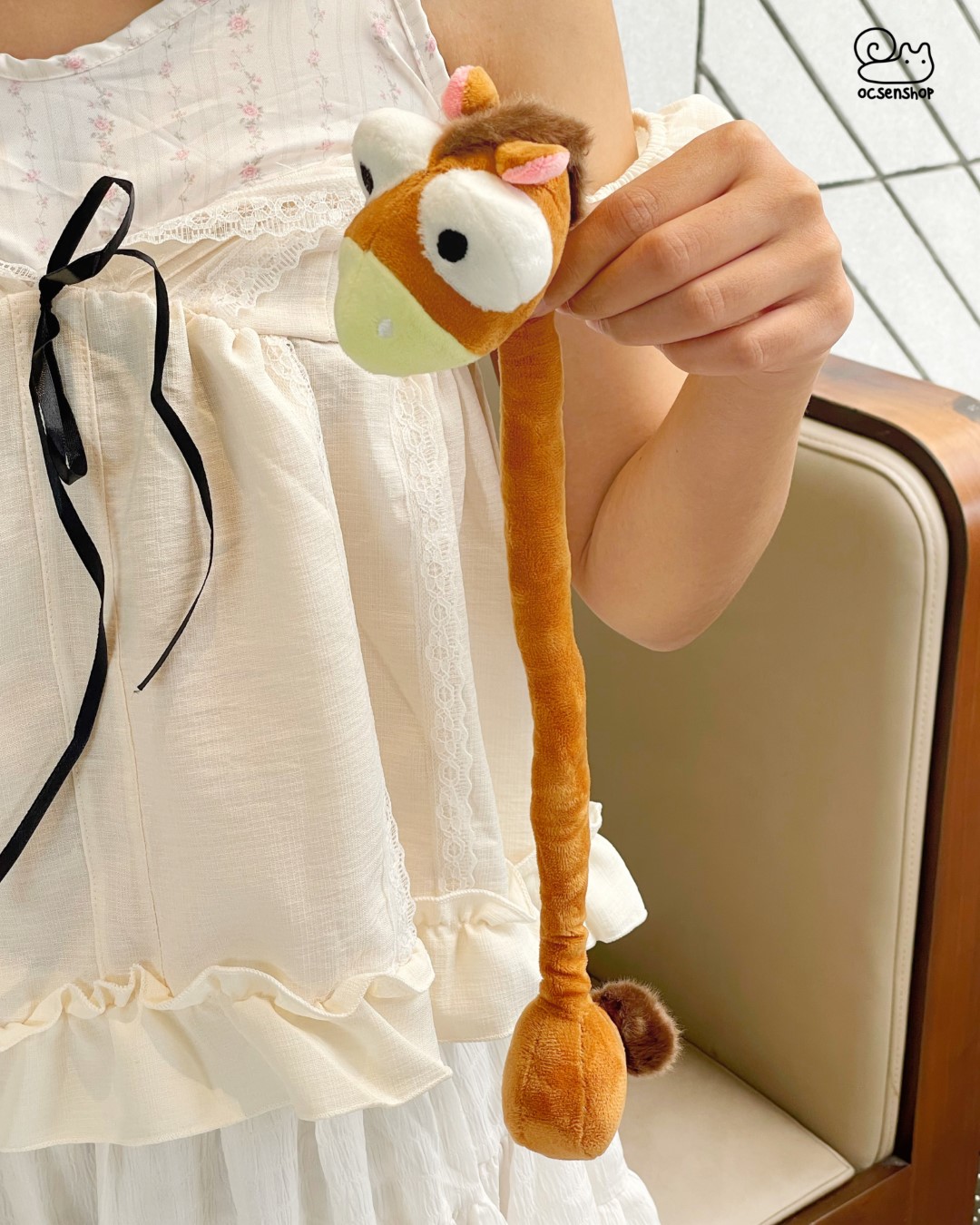 Động vật bông cổ dài (40cm)