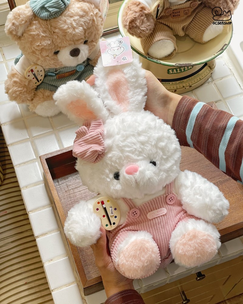 Động vật bông mặc yếm nhung (30cm)