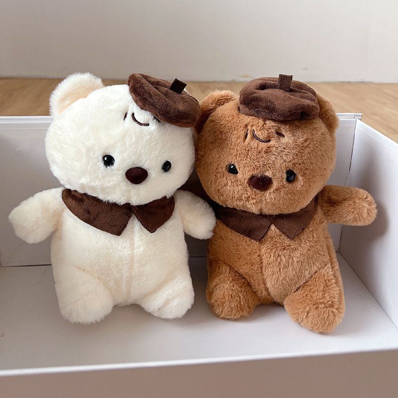 Gấu bông đội mũ nồi (23cm)
