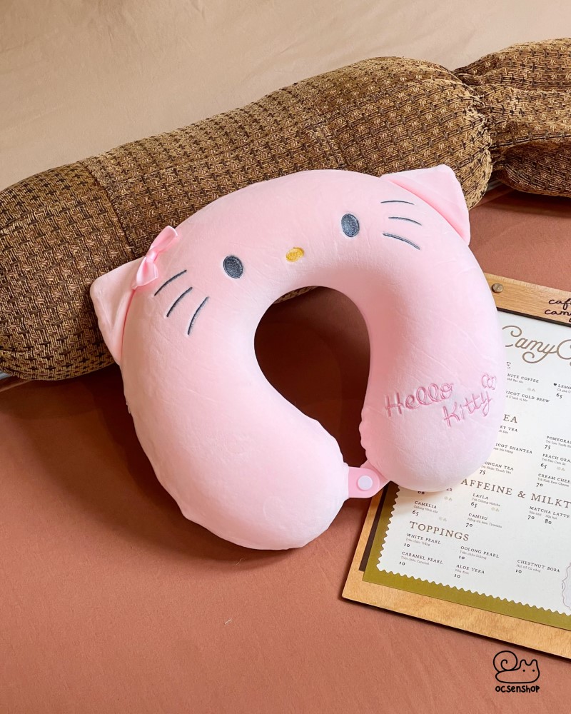 Gối kê cổ cúc bấm Sanrio