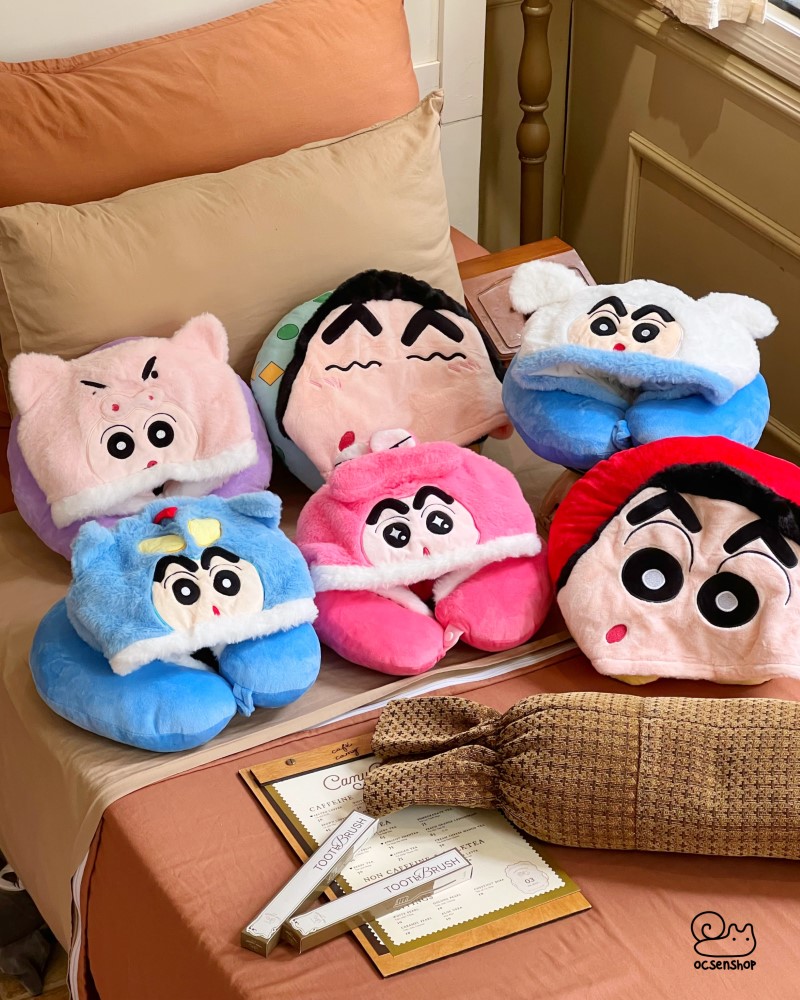 Gối kê cổ kèm mũ Shin