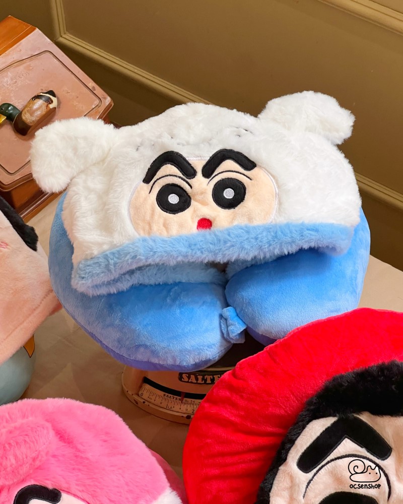 Gối kê cổ kèm mũ Shin