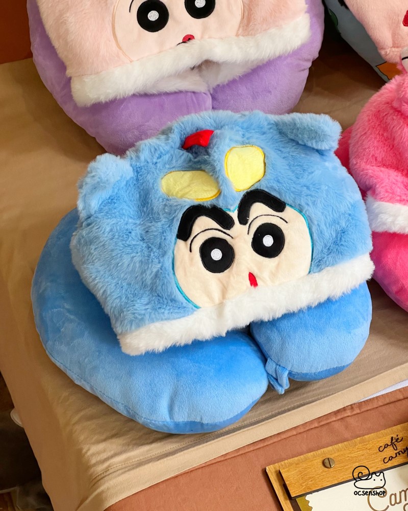 Gối kê cổ kèm mũ Shin